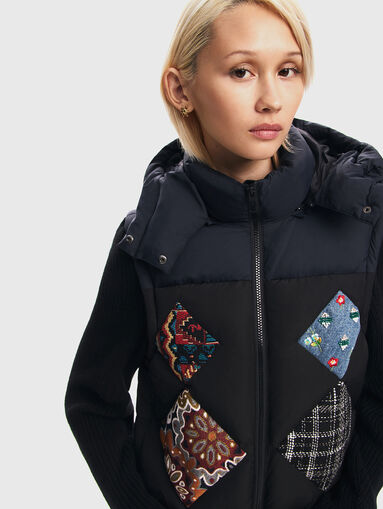 Jacket with patchwork - 4