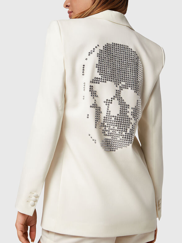 CRYSTAL SKULL blazer in black - 3