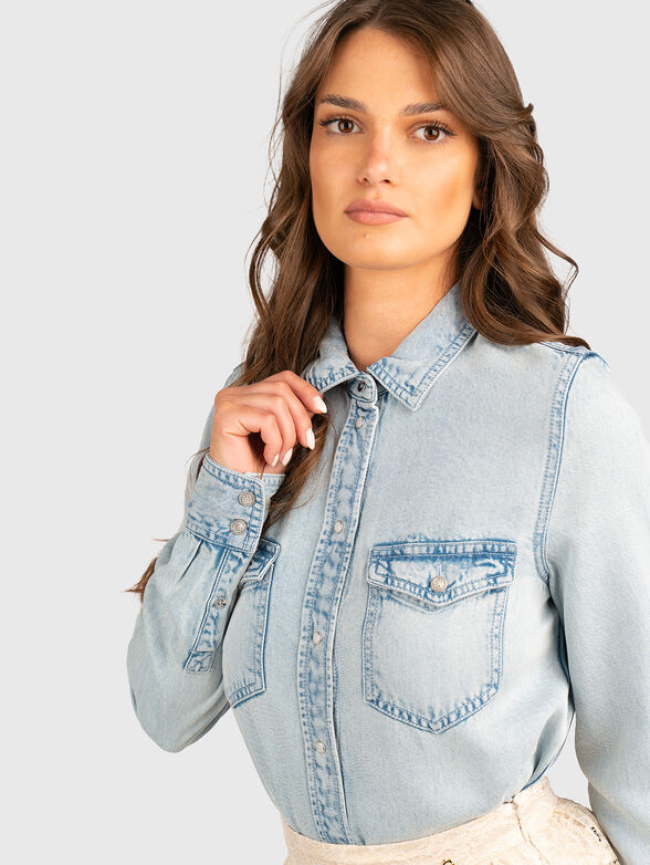 WESTERN denim shirt - 4