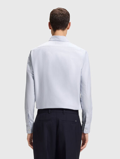 Cotton Oxford shirt with logo embroidery - 3
