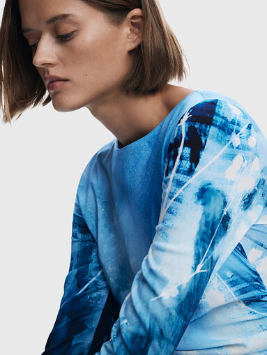 Dress with iridescent effect - 5