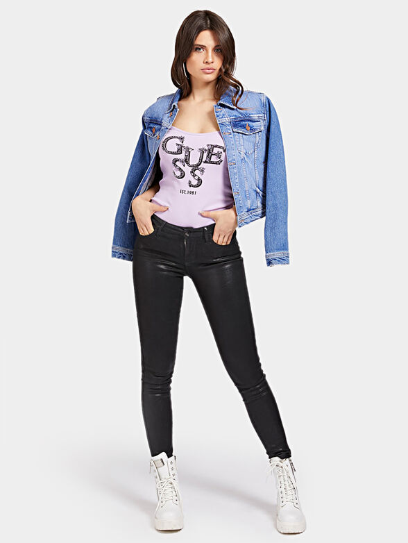 ARLENE Black cotton top - 2