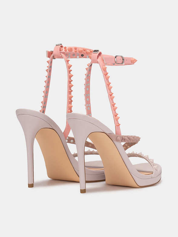 Heeled sandals KAIHA with studs - 3