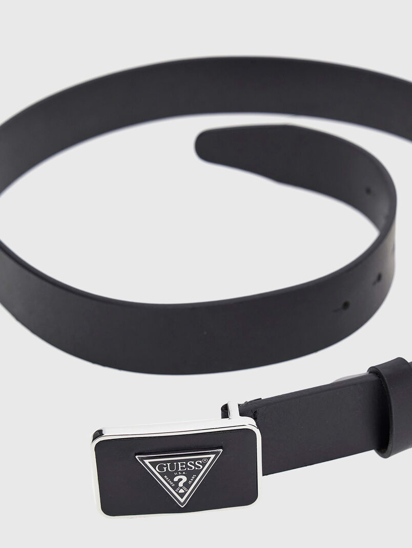 Belt with logo buckle - 3