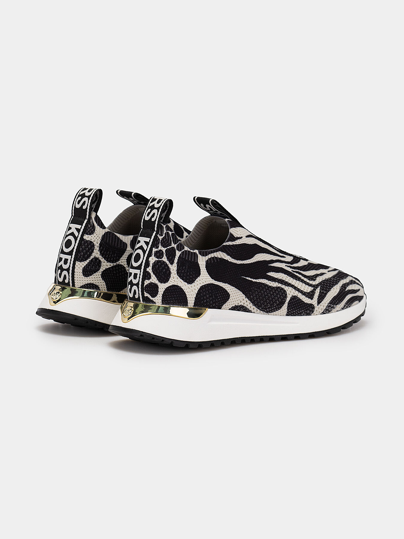 BODIE slip on sneakers with animal print brand MICHAEL KORS Globalbrandsstore en