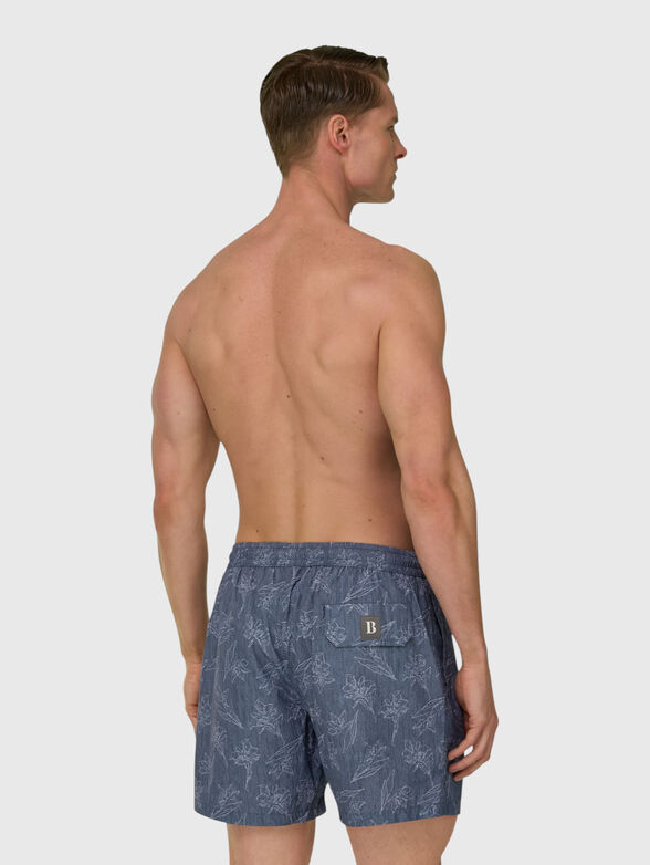 Beach shorts with floral motifs - 2