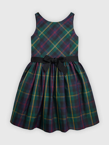 Dress with plaid print - 4