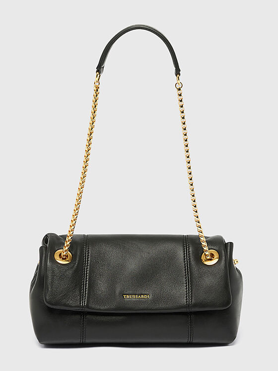 Leather bag with gold details - 1