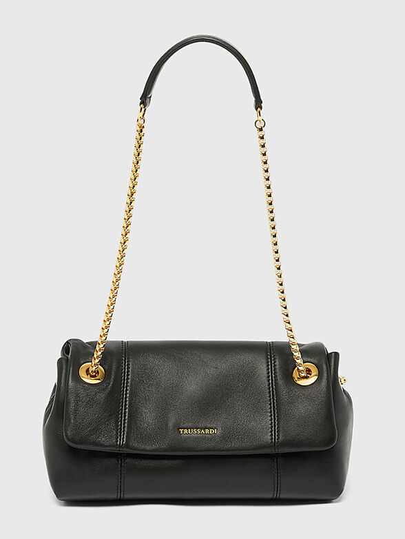 Leather bag with gold details - 1