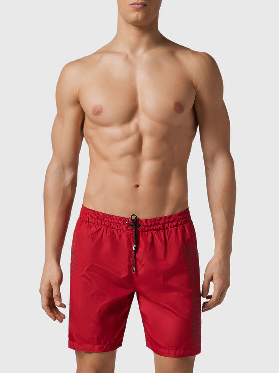 Logo accent swim shorts  - 1