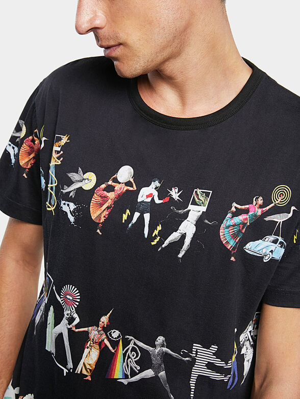 CAIN T-shirt with contrasting print - 3