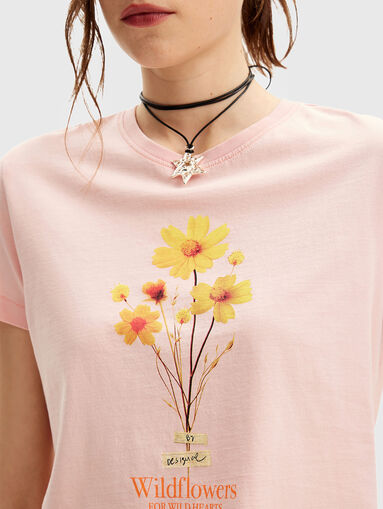 DILAN T-shirt with floral print - 4