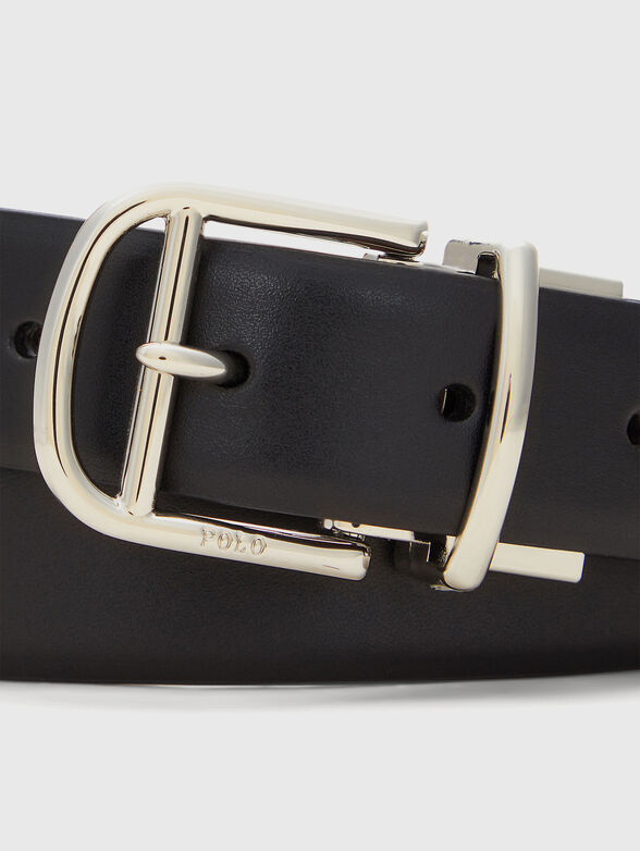 Double-face leather belt - 3