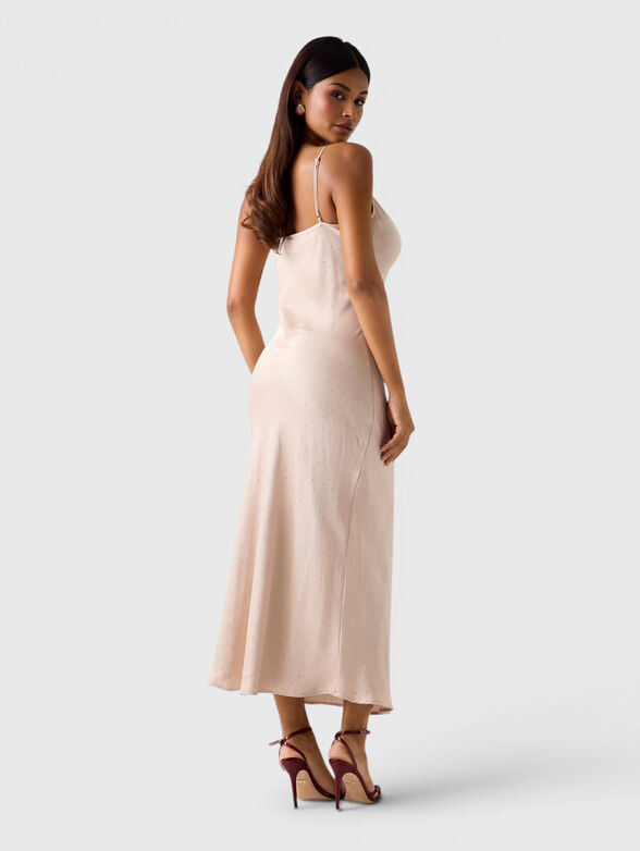 Black midi dress with embellishments - 2