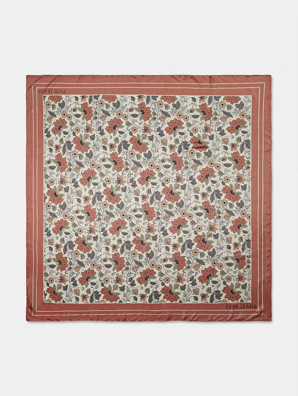 NELLA Scarf with floral print - 1
