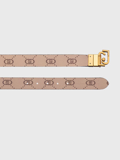 Belt with buckle logo - 3