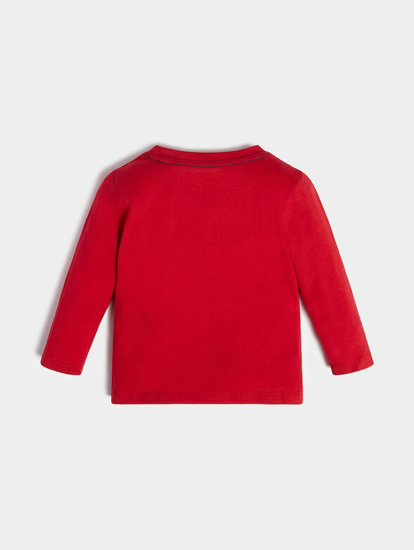 Long sleeves T-shirt in black color - 2