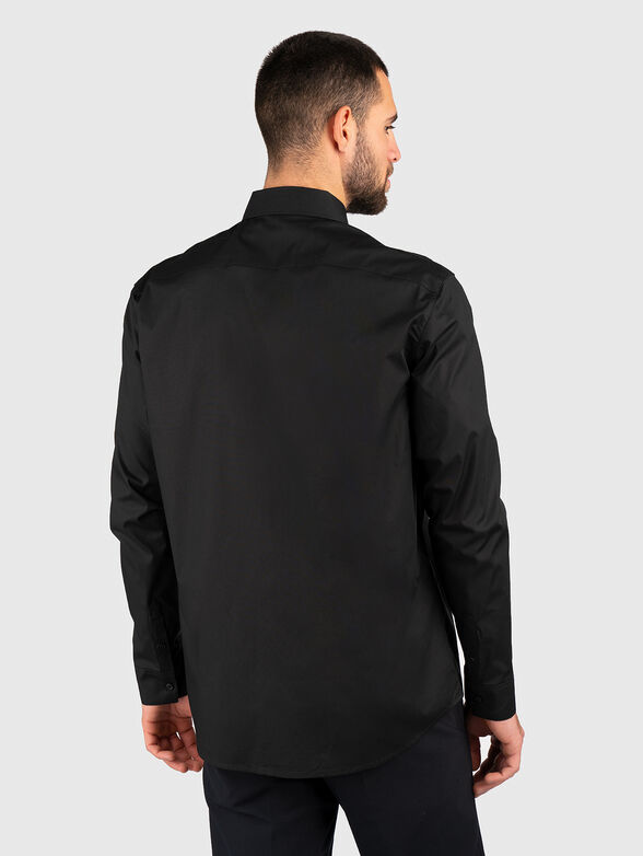 Black shirt with logo detail  - 2