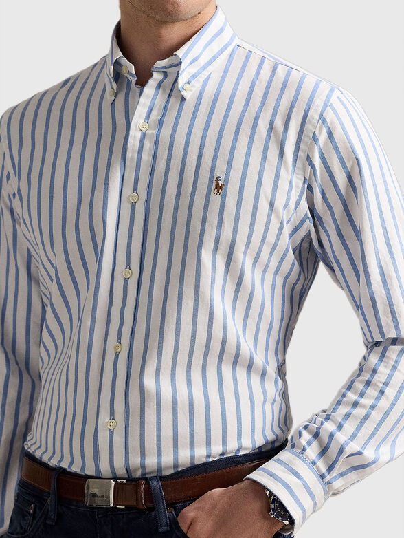 Shirt with logo embroidery - 4