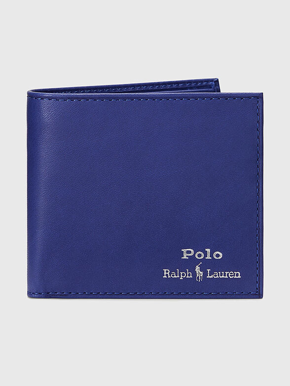 Blue wallet with logo  - 1