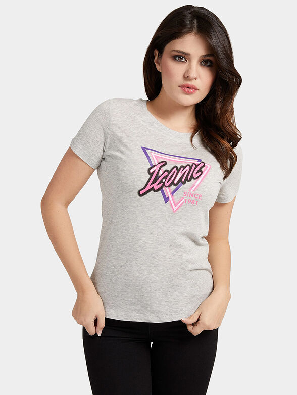 T-shirt with accent print - 1