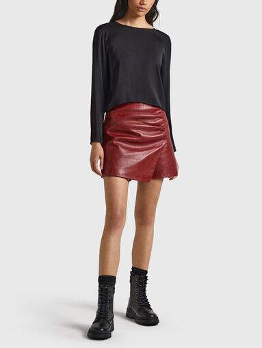 KATRINA blouse with accent back - 5