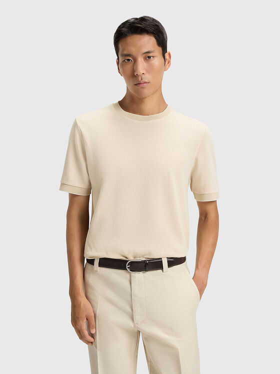 Micro print T-shirt - 1