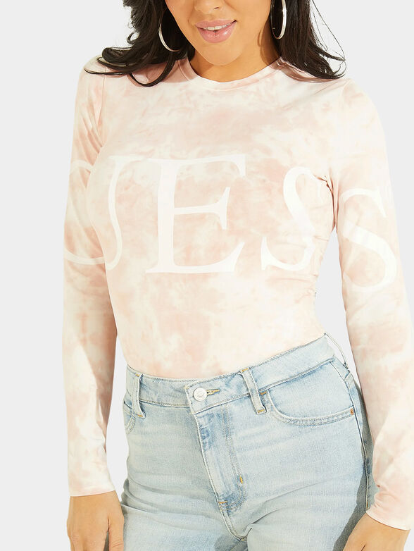 Bodysuit with tie-dye effect - 3