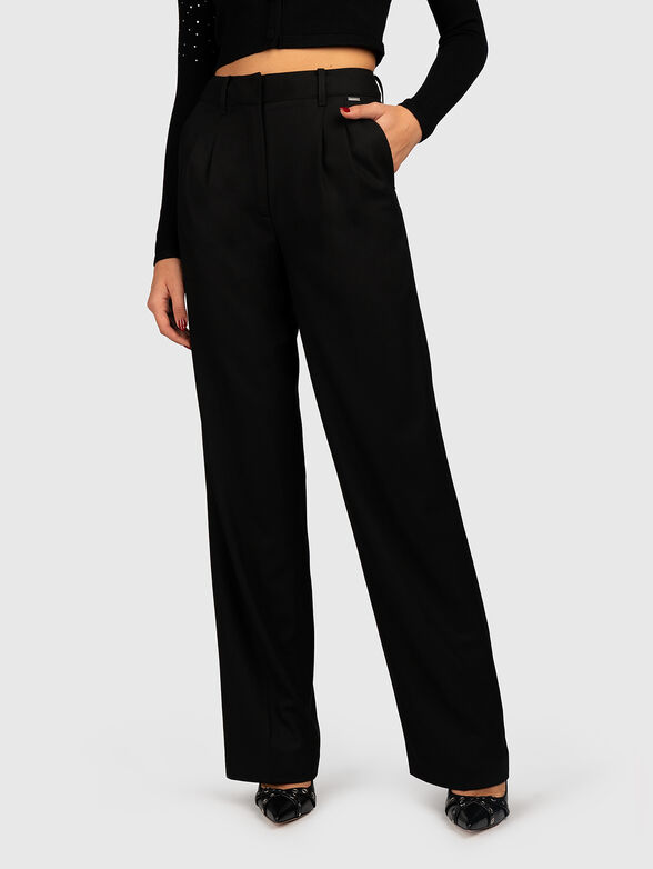 DORIS straight trousers in black  - 1