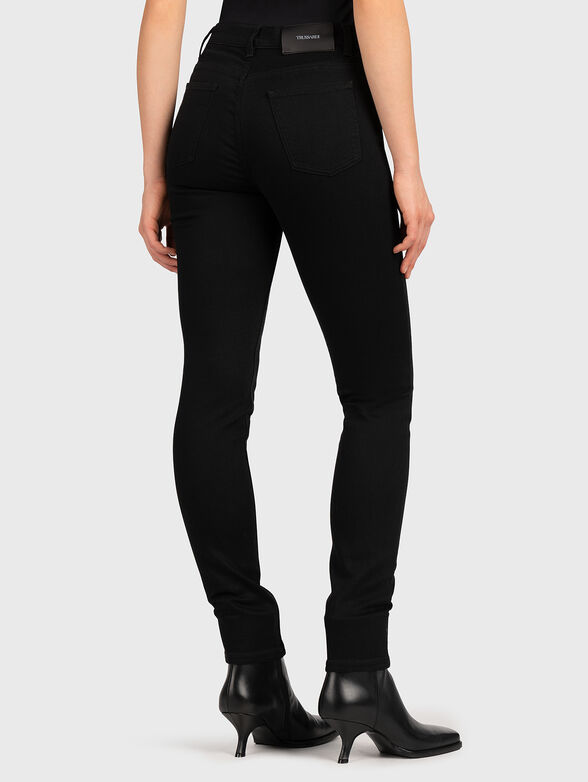 105 high-waisted jeans in black color - 2