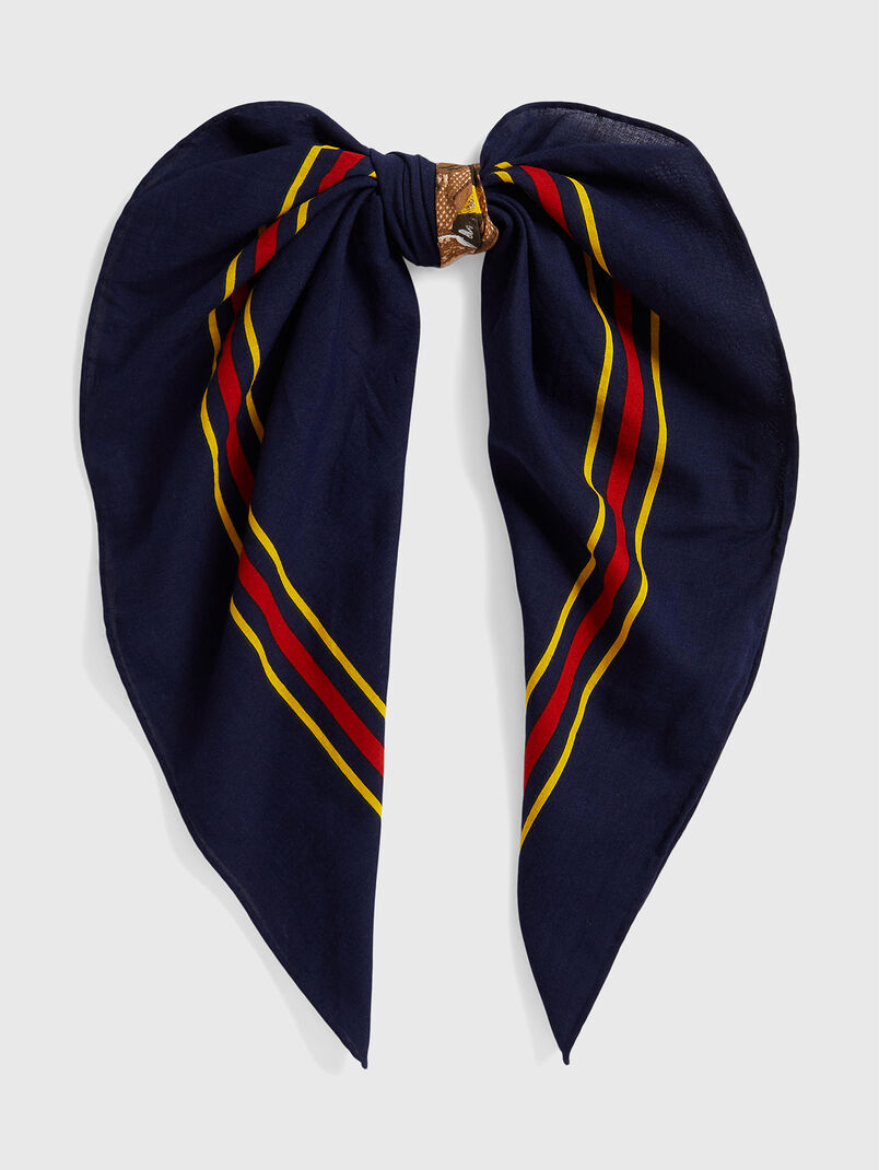 Square cotton scarf - 3