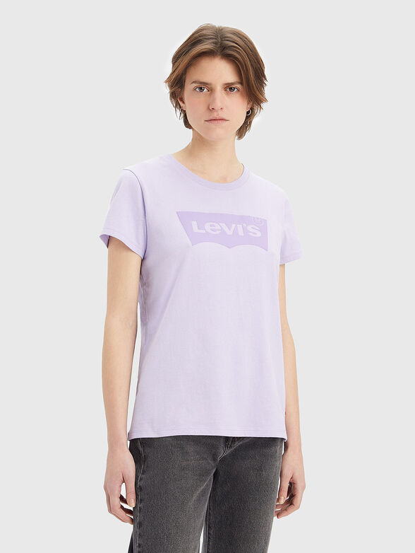 Purple logo t-shirt  - 3