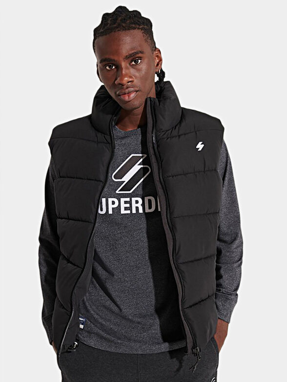 Puffer vest with pockets - 1