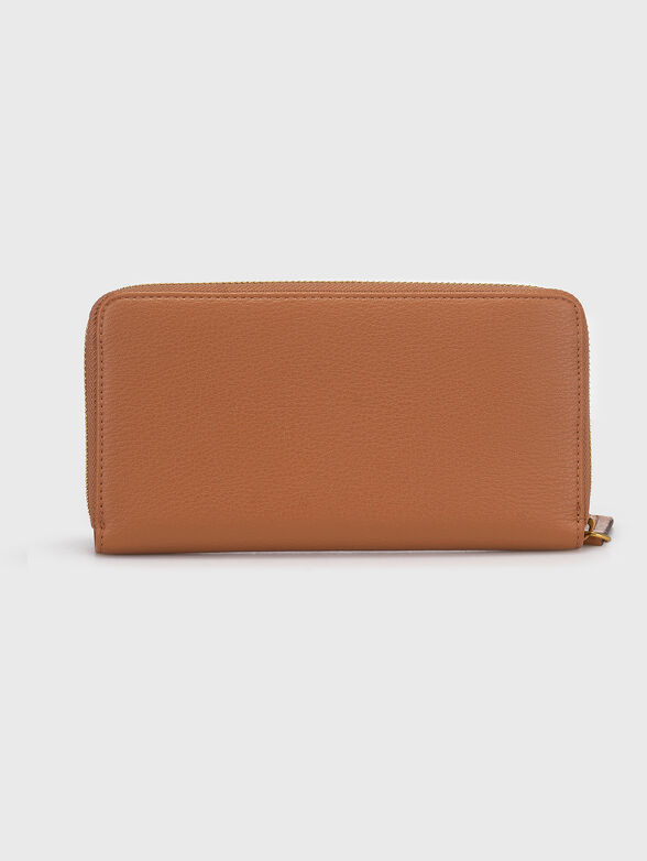 Black wallet with golden detail  - 2