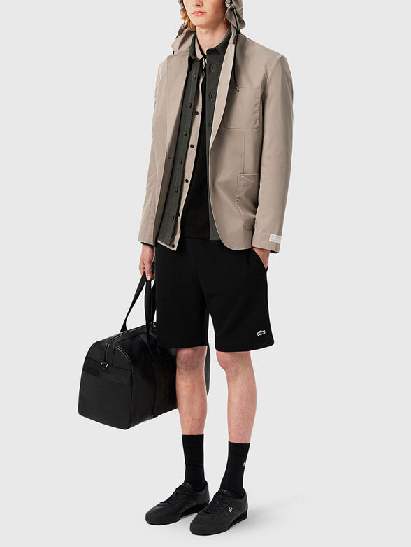 Cotton T-shirt with oval neckline - 2