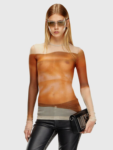 PR-T-SIELAR-SS unisex tulle T-shirt - 4