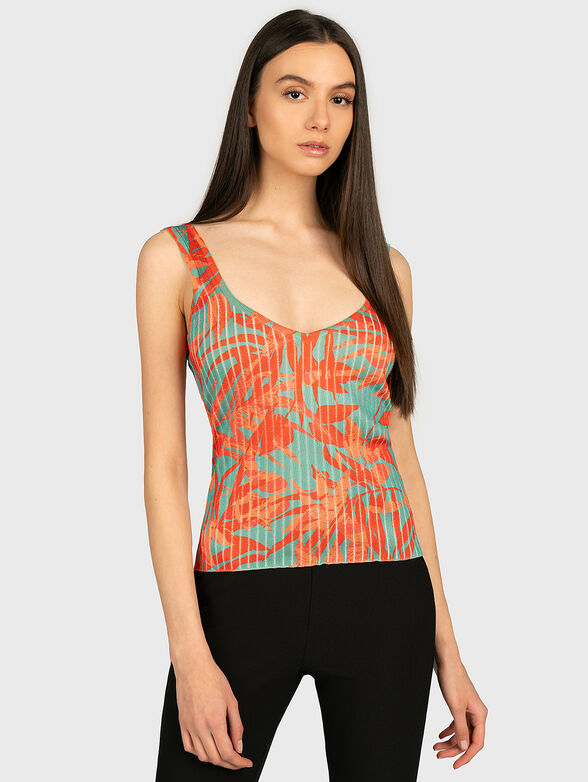 ELLIE Top with floral print - 1