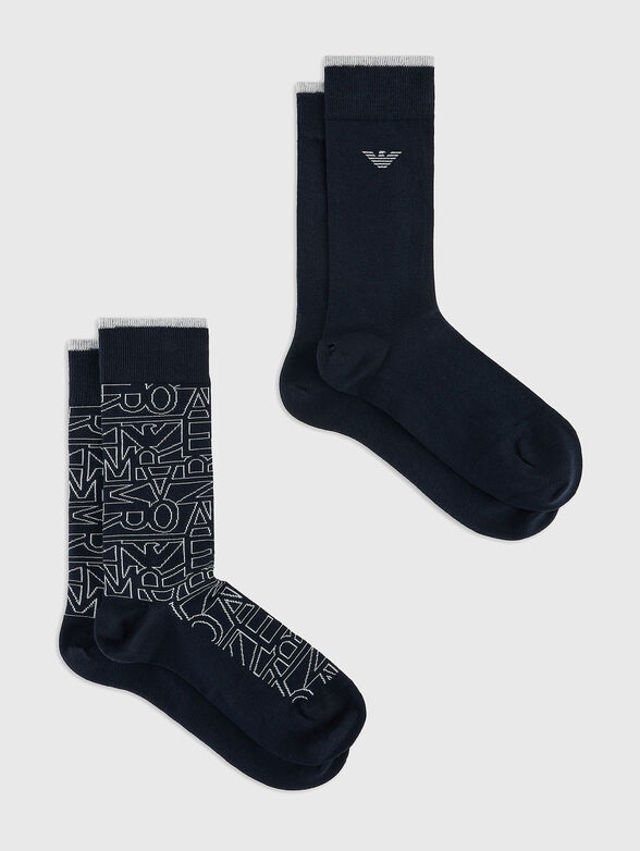 Set of two pairs of socks with logo - 1
