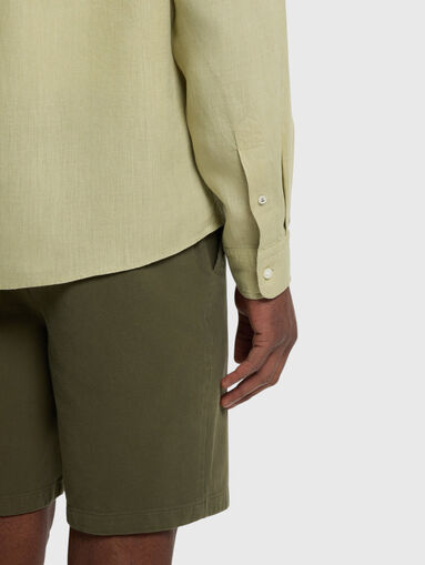 Regular fit linen shirt - 5
