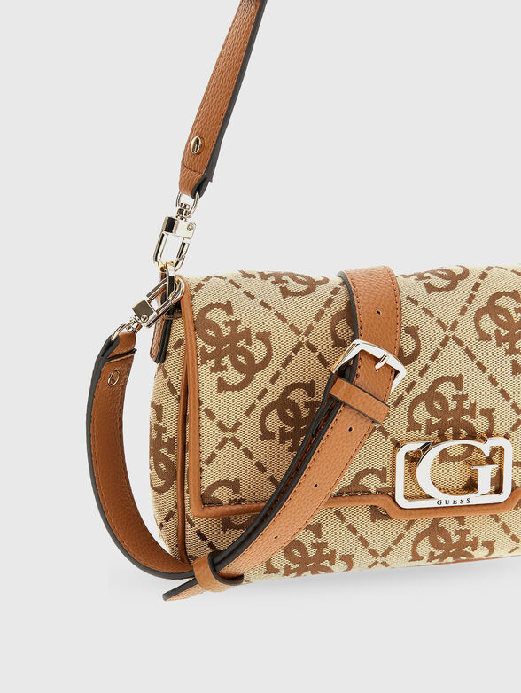 Crossbody bag with logo print - 3