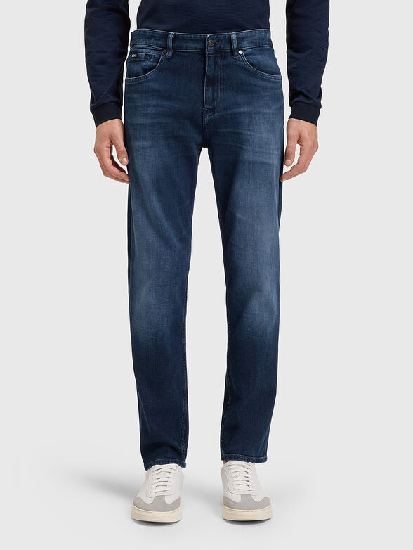 Straight jeans with logo detail - 1