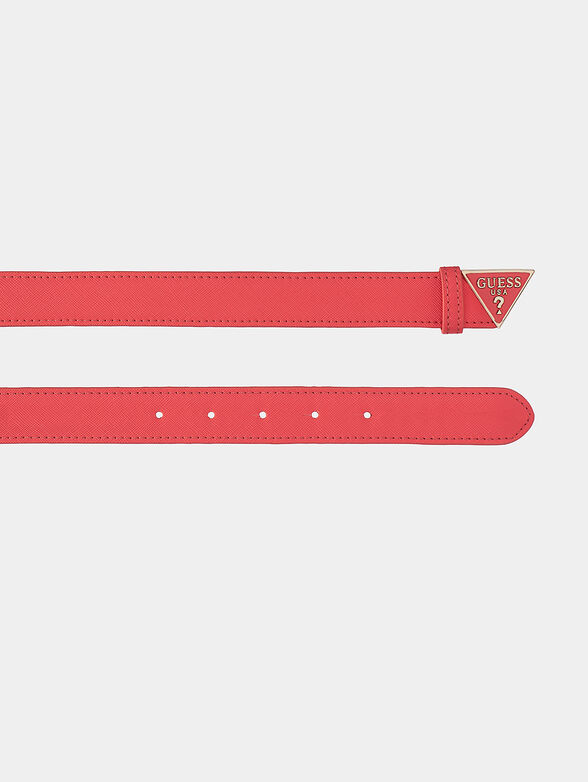 ALEXIE belt with triangle logo buckle - 2