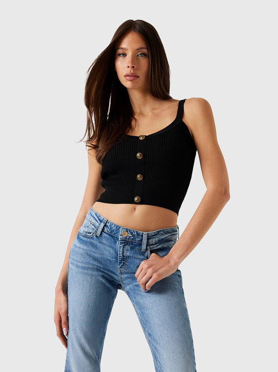 EMMIE short top with golden details - 1