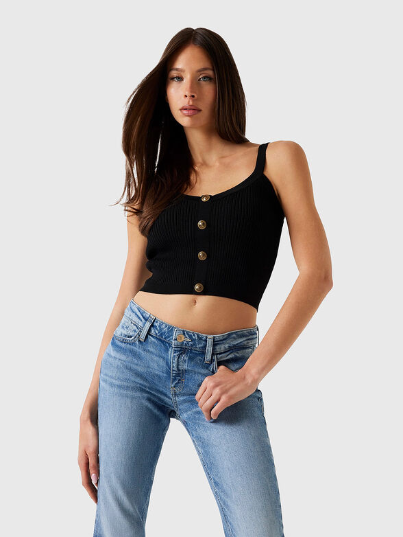 EMMIE short top with golden details - 1