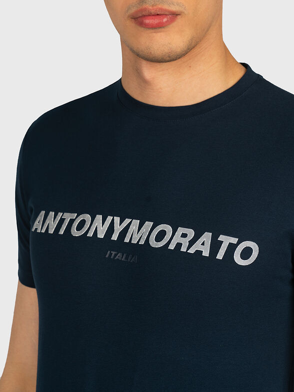 T-shirt in dark blue - 2