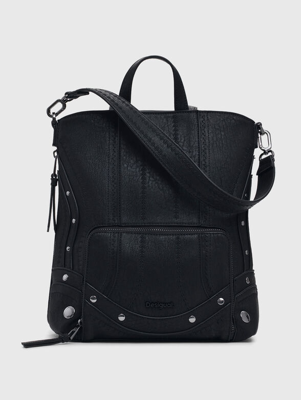 Black backpack with studs - 1