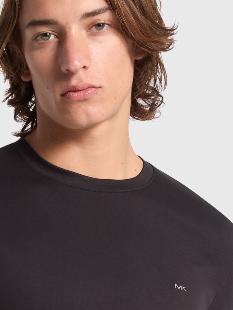 Cotton T-shirt with logo detail - 3