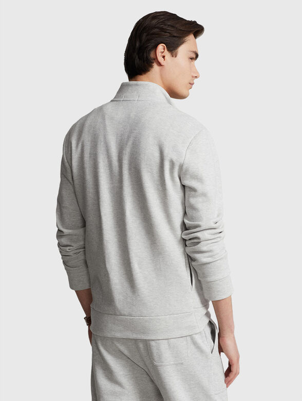 Logo swetshirt in grey  - 3