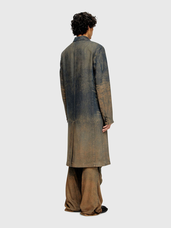 D-BALZ-MID-S unisex coat in denim - 2
