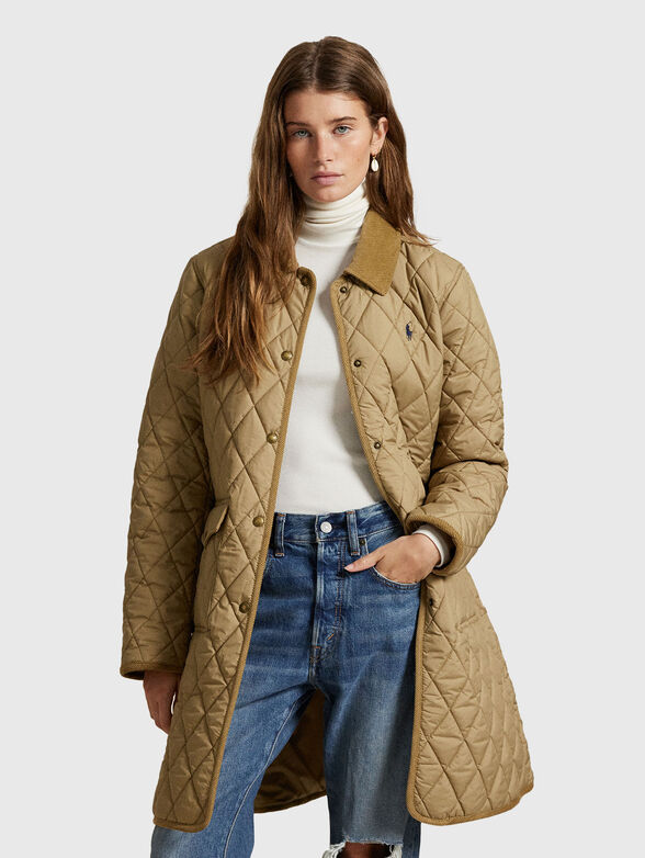 Quilted coat with pockets - 1